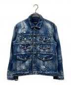 DSQUARED2ディースクエアード）の古着「LIBEIRO デニムジャケット」｜ブルー