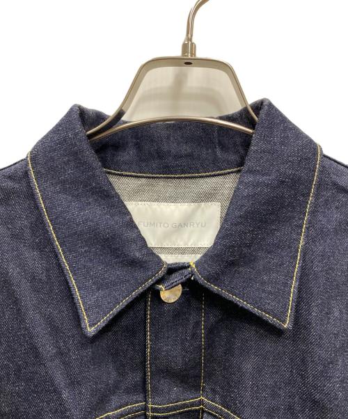 FUMITO GANRYU（フミトガンリュウ）FUMITO GANRYU (フミトガンリュウ) デニムジャケット ブルー サイズ:Ｍの古着・服飾アイテム