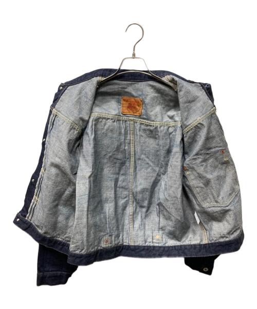 TCB jeans（ティーシービー ジーンズ）TCB JEANS (ティーシービー ジーンズ) Late S40's 大戦モデル Tバック デニムジャケット ブルー サイズ:40の古着・服飾アイテム