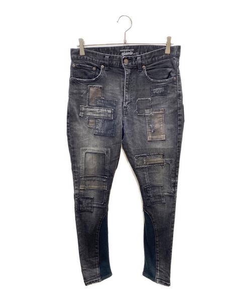 glamb（グラム）glamb (グラム) unplugged デニムパンツ ブラック サイズ:1の古着・服飾アイテム