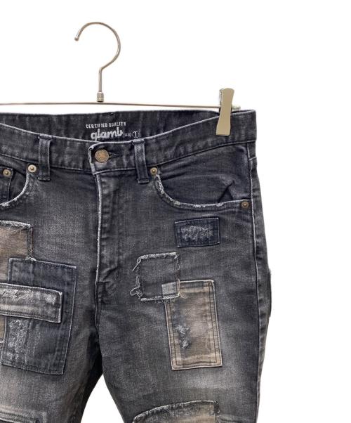 glamb（グラム）glamb (グラム) unplugged デニムパンツ ブラック サイズ:1の古着・服飾アイテム