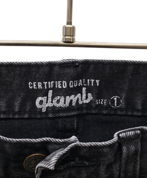 glamb（グラム）glamb (グラム) unplugged デニムパンツ ブラック サイズ:1の古着・服飾アイテム