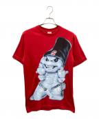 SUPREMEシュプリーム）の古着「Snowman Tee Red Tシャツ」｜レッド