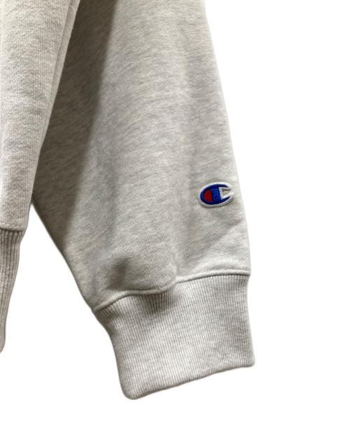 SUPREME（シュプリーム）Supreme (シュプリーム) Champion (チャンピオン) Champion zip Up Hooded Sweatshirt パーカー グレー サイズ:Sの古着・服飾アイテム