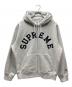 Supreme（シュプリーム）の古着「Champion zip Up Hooded Sweatshirt パーカー」｜グレー
