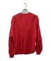 SUPREME (シュプリーム) Textured Pattern Sweater テクスチャーパターンニット レッド サイズ:M：8000円