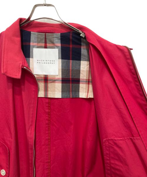 MACKINTOSH PHILOSOPHY（マッキントッシュ フィロソフィー）MACKINTOSH PHILOSOPHY (マッキントッシュ フィロソフィー) ハリントンジャケット レッド サイズ:40の古着・服飾アイテム