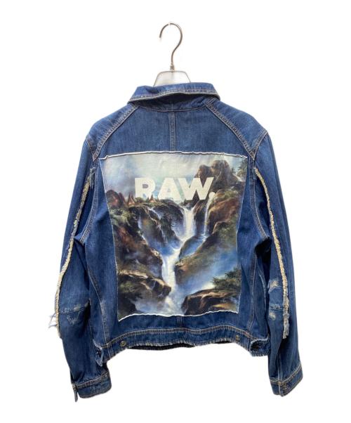 G-STAR RAW（ジースターロゥ）G-STAR RAW (ジースターロゥ) JADEN SMITH (ジェイデン・スミス) D-Staq RFTP Water 3D Jacket デニムジャケット ブルー サイズ:Mの古着・服飾アイテム