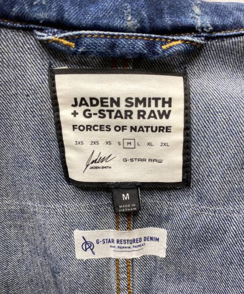 G-STAR RAW（ジースターロゥ）G-STAR RAW (ジースターロゥ) JADEN SMITH (ジェイデン・スミス) D-Staq RFTP Water 3D Jacket デニムジャケット ブルー サイズ:Mの古着・服飾アイテム