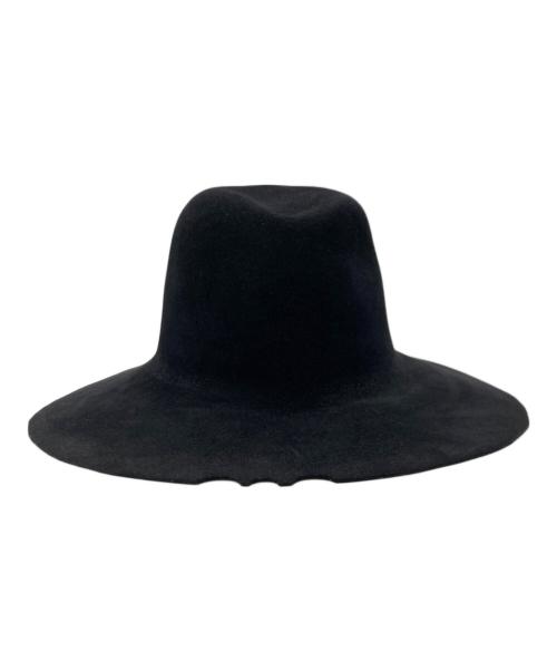 5525gallery（ゴーゴーニーゴーギャラリー）5525gallery (ゴーゴーニーゴーギャラリー) KIJIMA TAKAYUKI (キジマタカユキ) ハット ブラック サイズ:2の古着・服飾アイテム