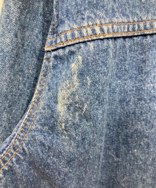 LEVI'S（リーバイス）LEVI'S (リーバイス) デカパッチ デニムロングコート USA製 ブルー サイズ:Lの古着・服飾アイテム