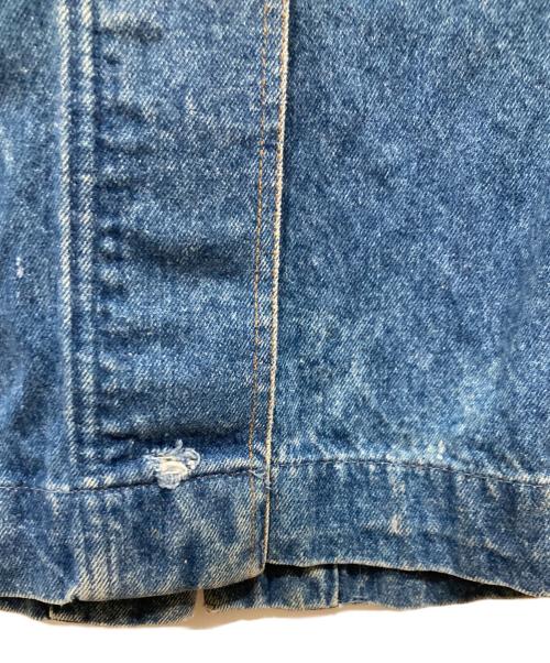 LEVI'S（リーバイス）LEVI'S (リーバイス) デカパッチ デニムロングコート USA製 ブルー サイズ:Lの古着・服飾アイテム