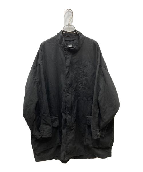 Porter Classic（ポータークラシック）Porter Classic (ポータークラシック) WEATHER MILITARY COAT ウェザーミリタリーコート ブラック サイズ:3の古着・服飾アイテム