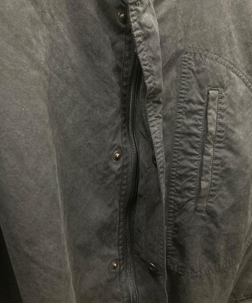 Porter Classic（ポータークラシック）Porter Classic (ポータークラシック) WEATHER MILITARY COAT ウェザーミリタリーコート ブラック サイズ:3の古着・服飾アイテム