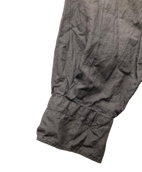 COMOLI（コモリ）COMOLI (コモリ) シルク製品染 シャツ ブラック サイズ:3の古着・服飾アイテム