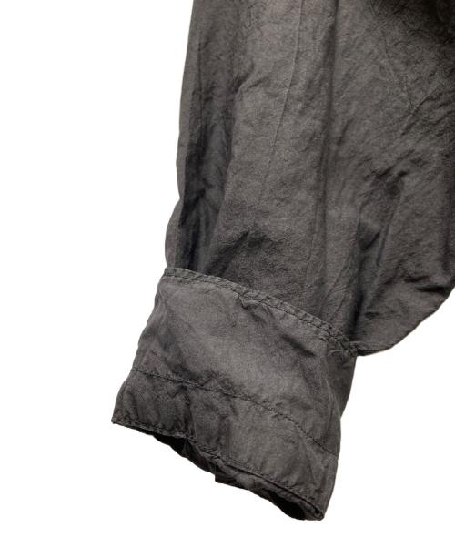COMOLI（コモリ）COMOLI (コモリ) シルク製品染 シャツ ブラック サイズ:3の古着・服飾アイテム