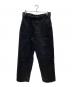 COMOLI（コモリ）の古着「デニム ベルテッドパンツ」｜ブラック