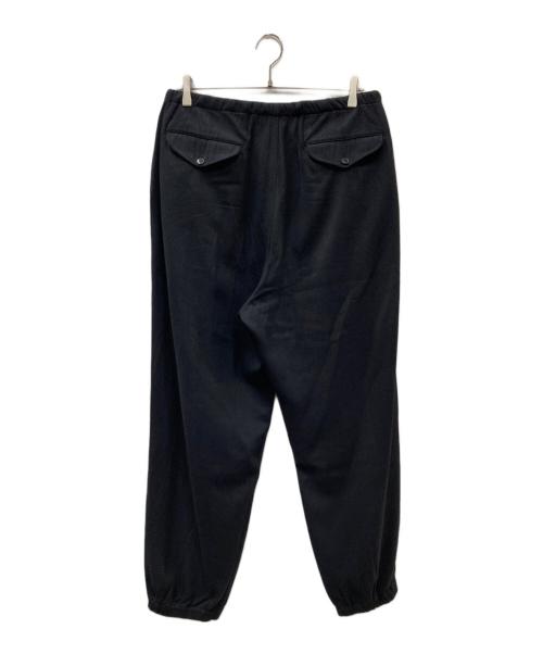 COMOLI（コモリ）COMOLI (コモリ) シルク ネップ ドローストリングパンツ ブラック サイズ:3の古着・服飾アイテム