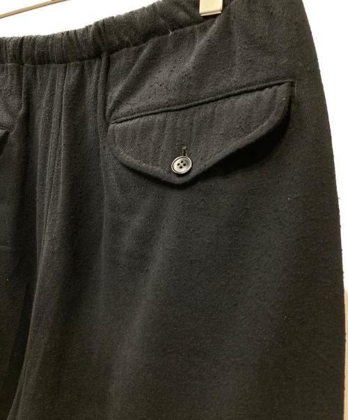 COMOLI（コモリ）COMOLI (コモリ) シルク ネップ ドローストリングパンツ ブラック サイズ:3の古着・服飾アイテム