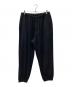 COMOLI（コモリ）の古着「シルク ネップ ドローストリングパンツ」｜ブラック