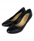 CHANELシャネル）の古着「キルティング ヒールパンプス」｜ブラック