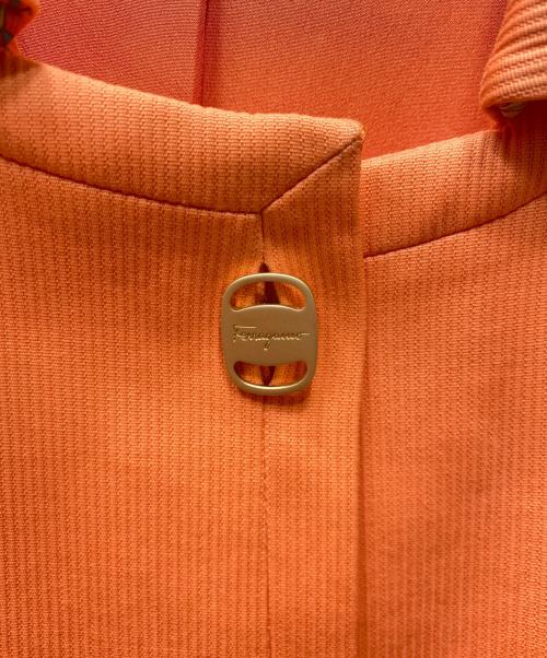 Salvatore Ferragamo（サルヴァトーレ フェラガモ）Salvatore Ferragamo (サルヴァトーレ フェラガモ) ヴァラボタンジャケット ピンク サイズ:不明の古着・服飾アイテム