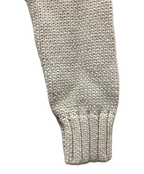 AURALEE（オーラリー）AURALEE (オーラリー) COTTON LILY-YARN KNIT CREW NECK SHORT CARDIGAN アイボリー サイズ:1の古着・服飾アイテム