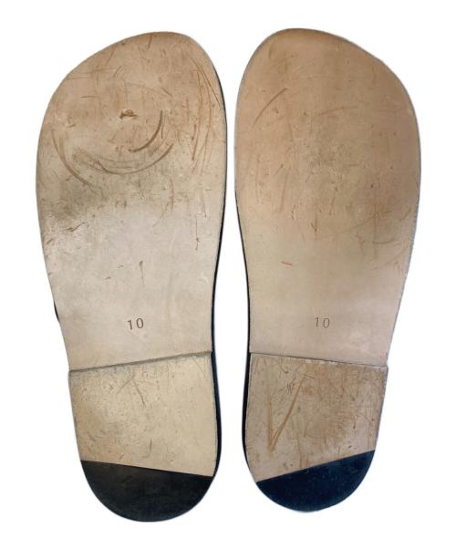 AURALEE（オーラリー）AURALEE (オーラリー) LEATHER TONG SANDALS ブラック サイズ:10の古着・服飾アイテム