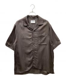 ssstein（シュタイン）の古着「Twill Oversized Open Collar SS Shirt  シャツ」｜ブラウン