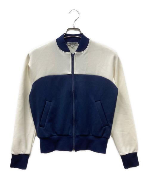 COMME des GARCONS（コムデギャルソン）COMME des GARCONS (コムデギャルソン) バイカラートラックジャージジャケット アイボリー サイズ:SIZE Mの古着・服飾アイテム