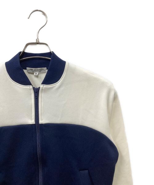 COMME des GARCONS（コムデギャルソン）COMME des GARCONS (コムデギャルソン) バイカラートラックジャージジャケット アイボリー サイズ:SIZE Mの古着・服飾アイテム