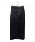 JOHN LAWRENCE SULLIVAN (ジョン ローレンス サリバン) WASHED DENIM ZIPPED LONG SKIRT ブラック サイズ:M：12000円