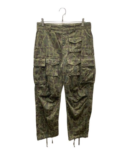 Engineered Garments（エンジニアド ガーメンツ）Engineered Garments (エンジニアド ガーメンツ) FA Pant Camo 6.5oz Flat Twillカーゴパンツ カーキ サイズ:Sの古着・服飾アイテム