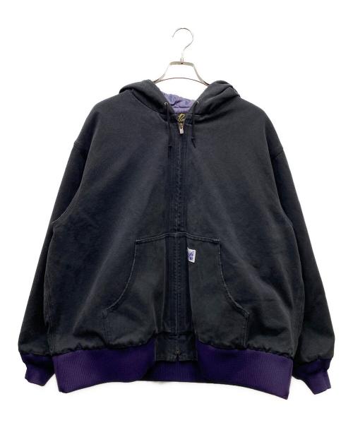Needles（ニードルズ）Needles (ニードルズ) Zipped Work Hoody 16oz Cotton Canvas ブラック サイズ:SIZE Lの古着・服飾アイテム