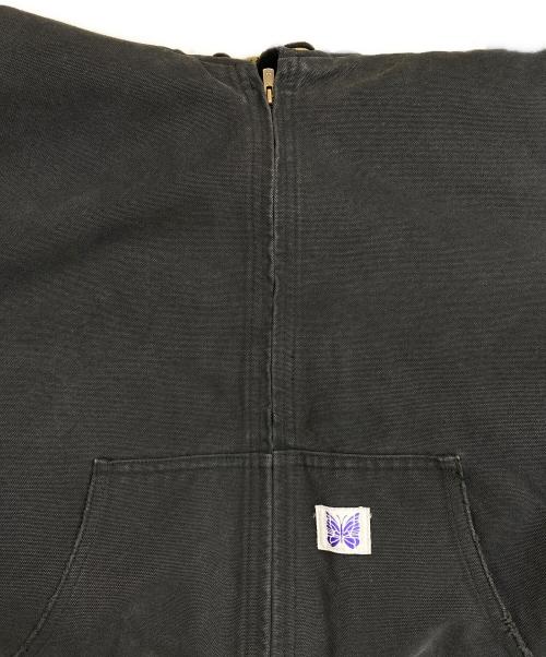 Needles（ニードルズ）Needles (ニードルズ) Zipped Work Hoody 16oz Cotton Canvas ブラック サイズ:SIZE Lの古着・服飾アイテム