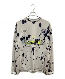 BAL×UMBRO（バル×アンブロ）の古着「LS SOCCER JERSEY GRAY ゲームシャツ」｜グリーン