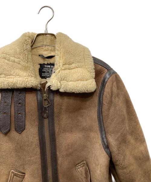SCHOTT BROS.（ショット）SCHOTT BROS. (ショットブロス) B-3ジャケット ブラウン サイズ:SIZE 36の古着・服飾アイテム