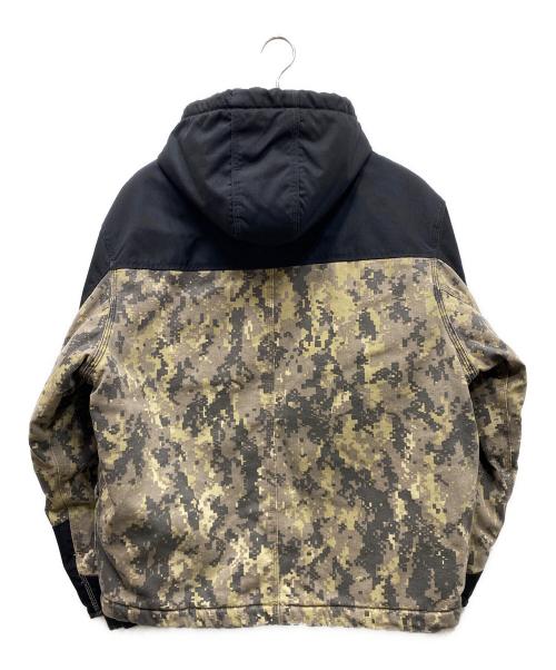 SUPREME（シュプリーム）Supreme (シュプリーム) Dickies (ディッキーズ) Cordura Hooded Work Jacket ジャケット ブラック×カーキ サイズ:SIZE Mの古着・服飾アイテム