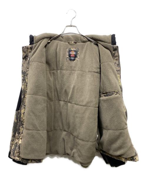 SUPREME（シュプリーム）Supreme (シュプリーム) Dickies (ディッキーズ) Cordura Hooded Work Jacket ジャケット ブラック×カーキ サイズ:SIZE Mの古着・服飾アイテム