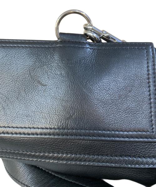 CELINE（セリーヌ）CELINE (セリーヌ) バイカーリュック レザーリュック ブラックの古着・服飾アイテム