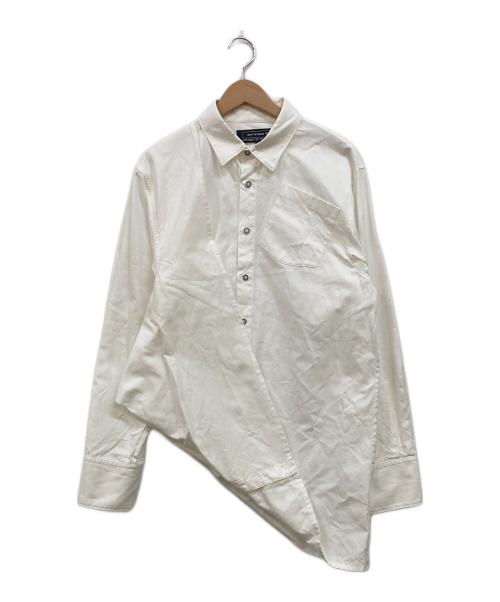 ANREALAGE（アンリアレイジ）ANREALAGE (アンリアレイジ) ボールシャツ ホワイト サイズ:46の古着・服飾アイテム