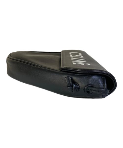 CELINE（セリーヌ）CELINE (セリーヌ) Mini Triangle/ミニトライアングルショルダーバッグ ブラックの古着・服飾アイテム