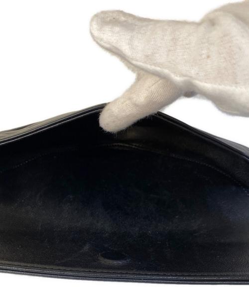 CELINE（セリーヌ）CELINE (セリーヌ) Mini Triangle/ミニトライアングルショルダーバッグ ブラックの古着・服飾アイテム