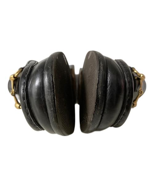 GUCCI（グッチ）GUCCI (グッチ) レザービットローファー ブラック サイズ:40Eの古着・服飾アイテム