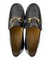 中古・古着 GUCCI (グッチ) レザービットローファー ブラック サイズ:40E：15000円