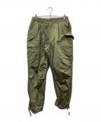 KHOKIコッキ）の古着「Military work pants ミリタリーワークパンツ」｜カーキ