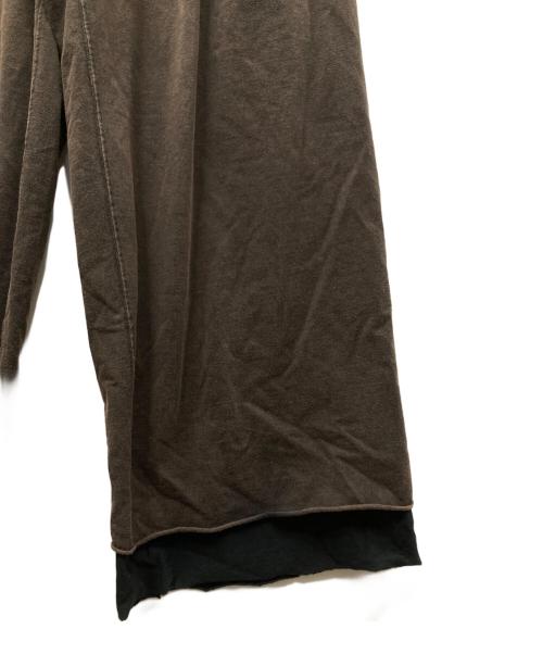 ANCELLM（アンセルム）ANCELLM (アンセルム) FADED DRAPE WIDE EASY CUT SLACKS  イージースラックス ブラウン サイズ:2の古着・服飾アイテム
