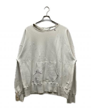 中古・古着通販】ANCELLM (アンセルム) HOODIE CUTOFF CRASH SWEAT