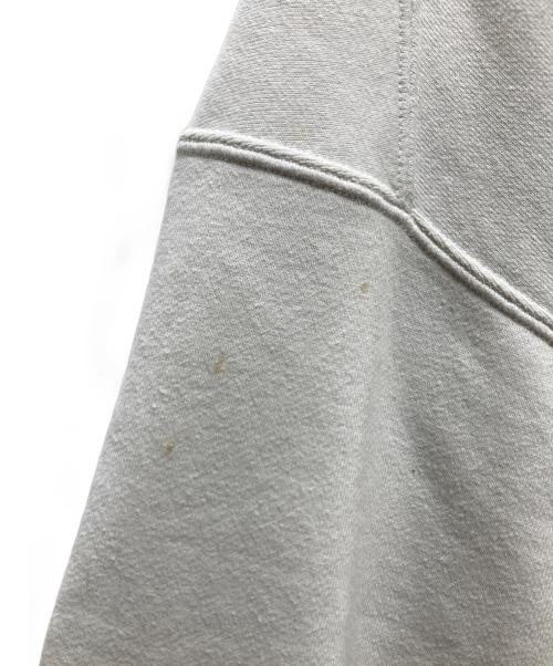 ANCELLM（アンセルム）ANCELLM (アンセルム) HOODIE CUTOFF CRASH SWEAT SHIRT/WHITE ホワイト サイズ:2の古着・服飾アイテム
