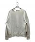 ANCELLM (アンセルム) HOODIE CUTOFF CRASH SWEAT SHIRT/WHITE ホワイト サイズ:2：12000円